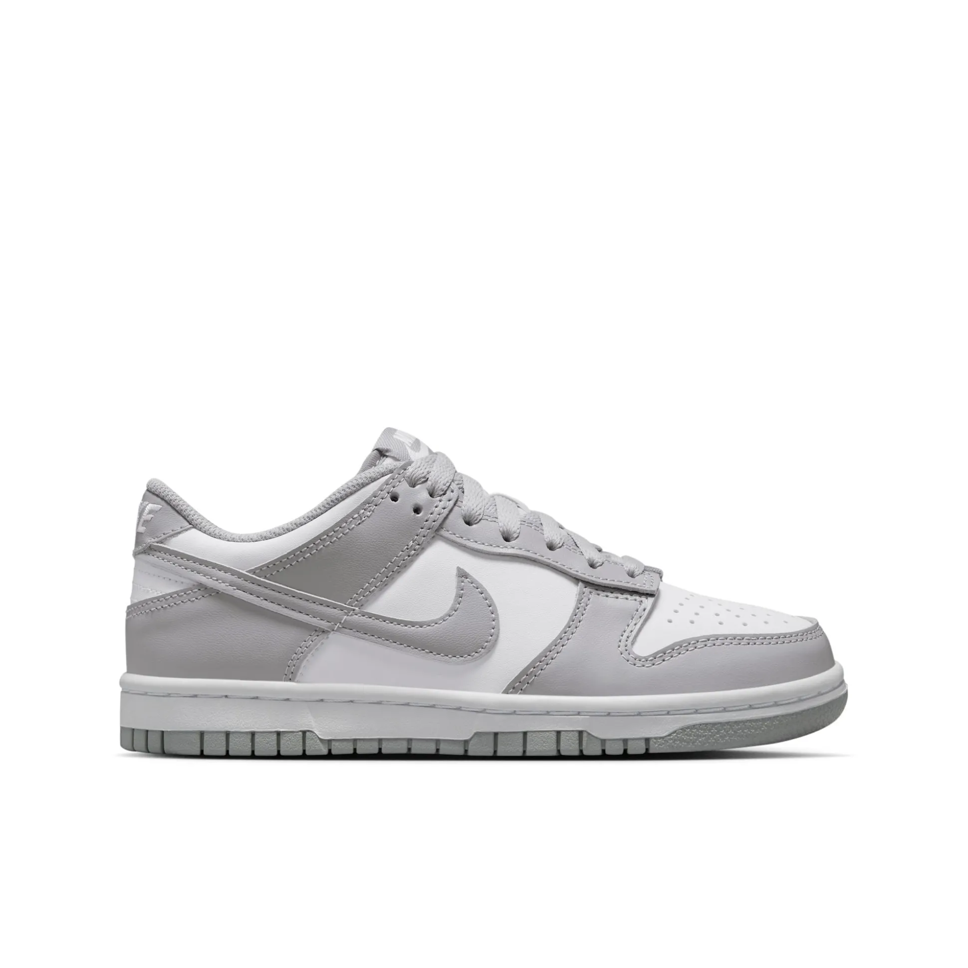 Dunk Low White Light Smoke Grey GS
