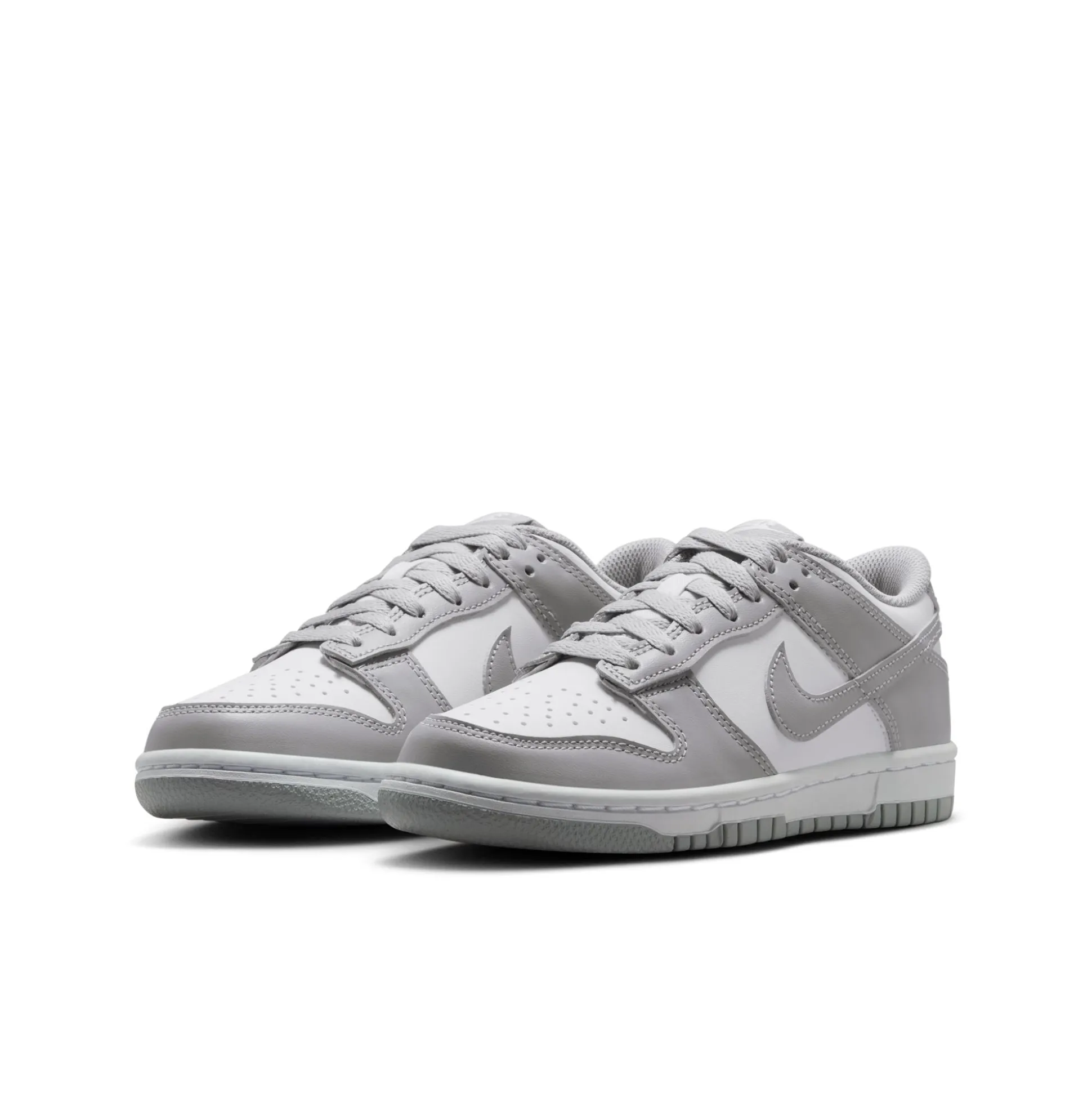 Dunk Low White Light Smoke Grey GS
