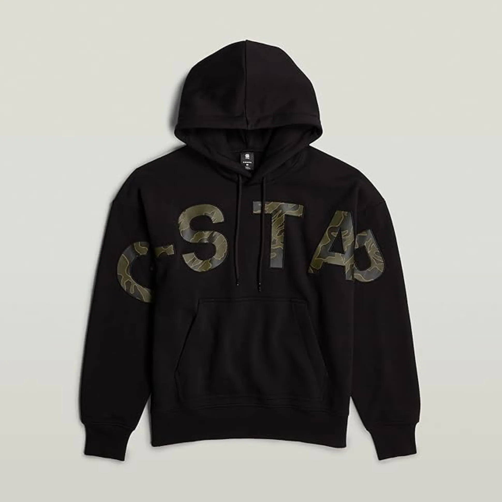 Embro Print Loose Hooded