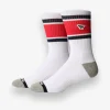 Embroidery Logo Patch Stripe Socks