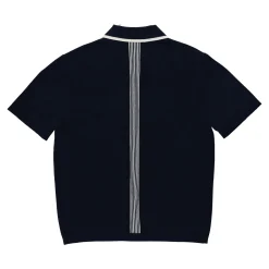 Enzo Knit Polo- Maritime Blue