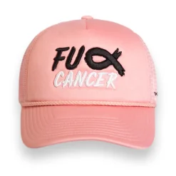 F*Ck Cancer Pastel Pink Foam