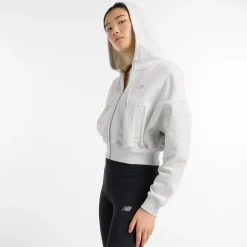 French Terry Full Zip Jacket Grey