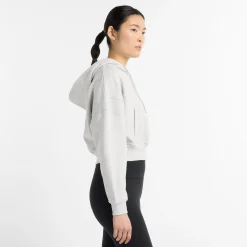 French Terry Full Zip Jacket Grey