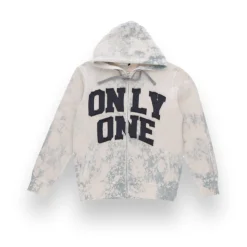 Frey Vintage Distressed Full Zip Hoodie