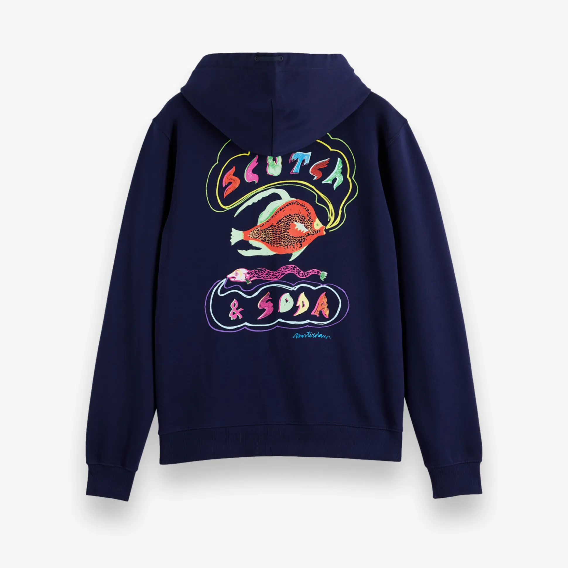 Front Back Artwork Pullover Hoodie