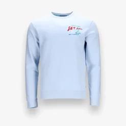 Front Back Sailor Artwork Crewneck Sweatshirt