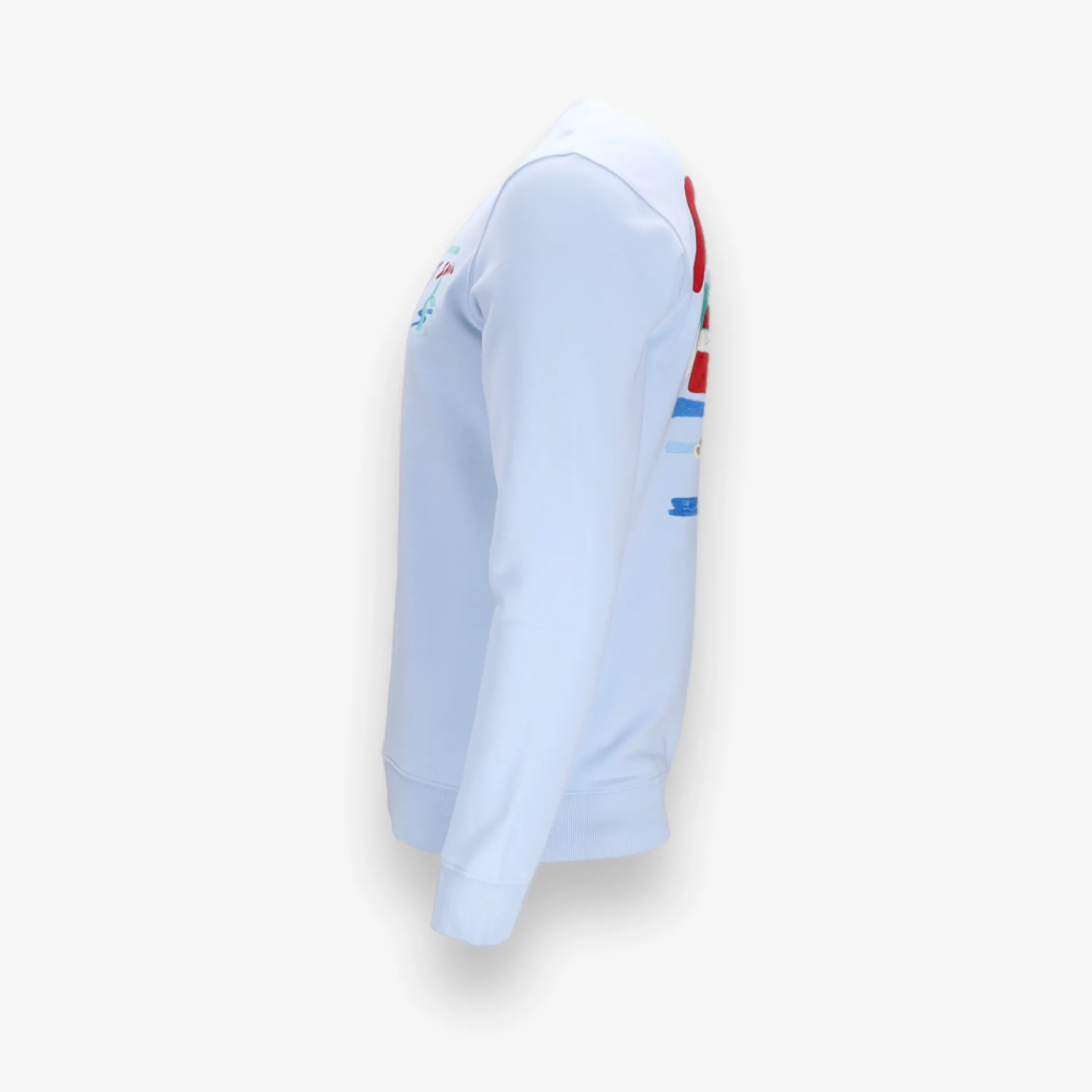 Front Back Sailor Artwork Crewneck Sweatshirt
