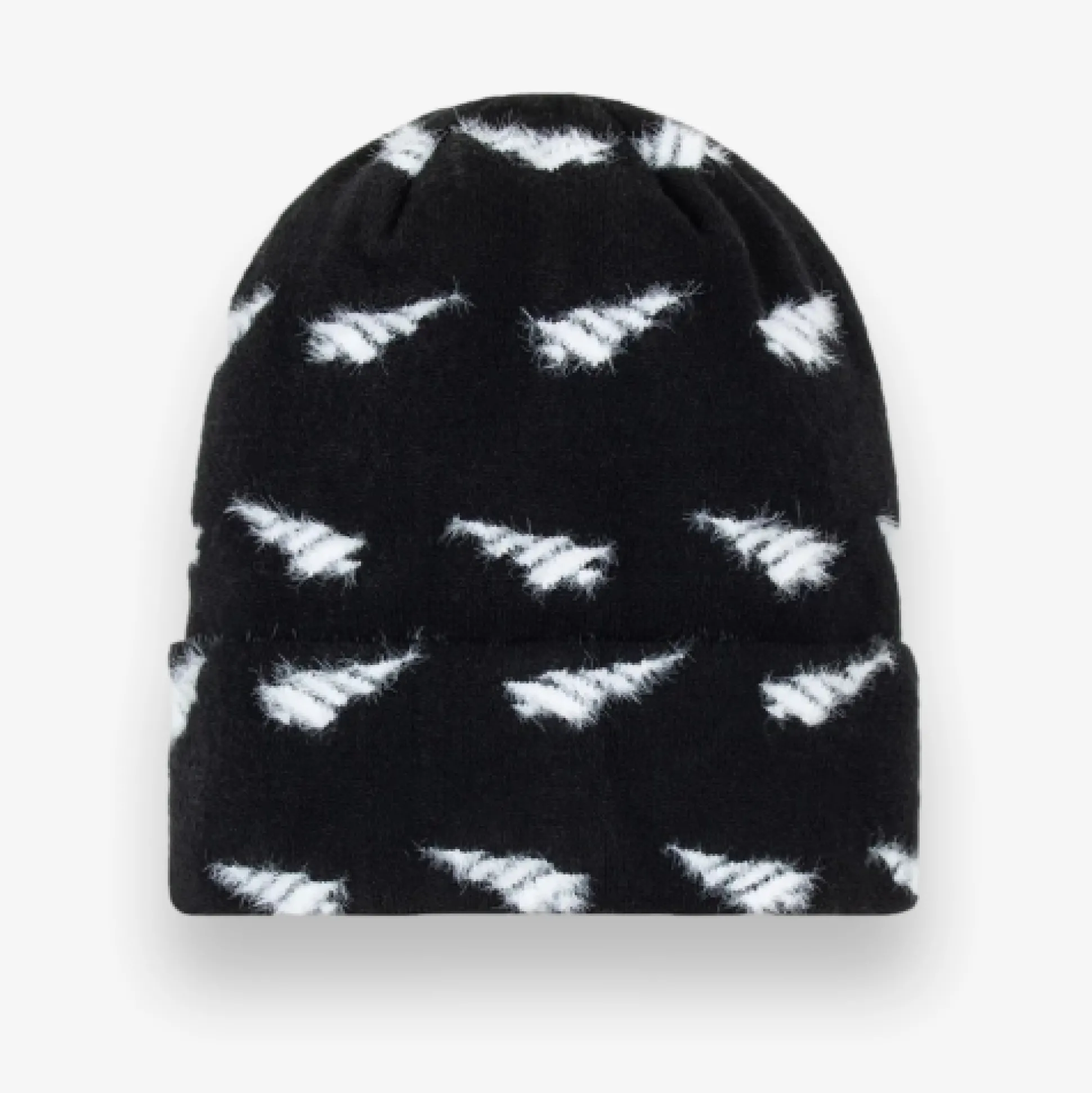 Fuzzy Distort Logo Beanie