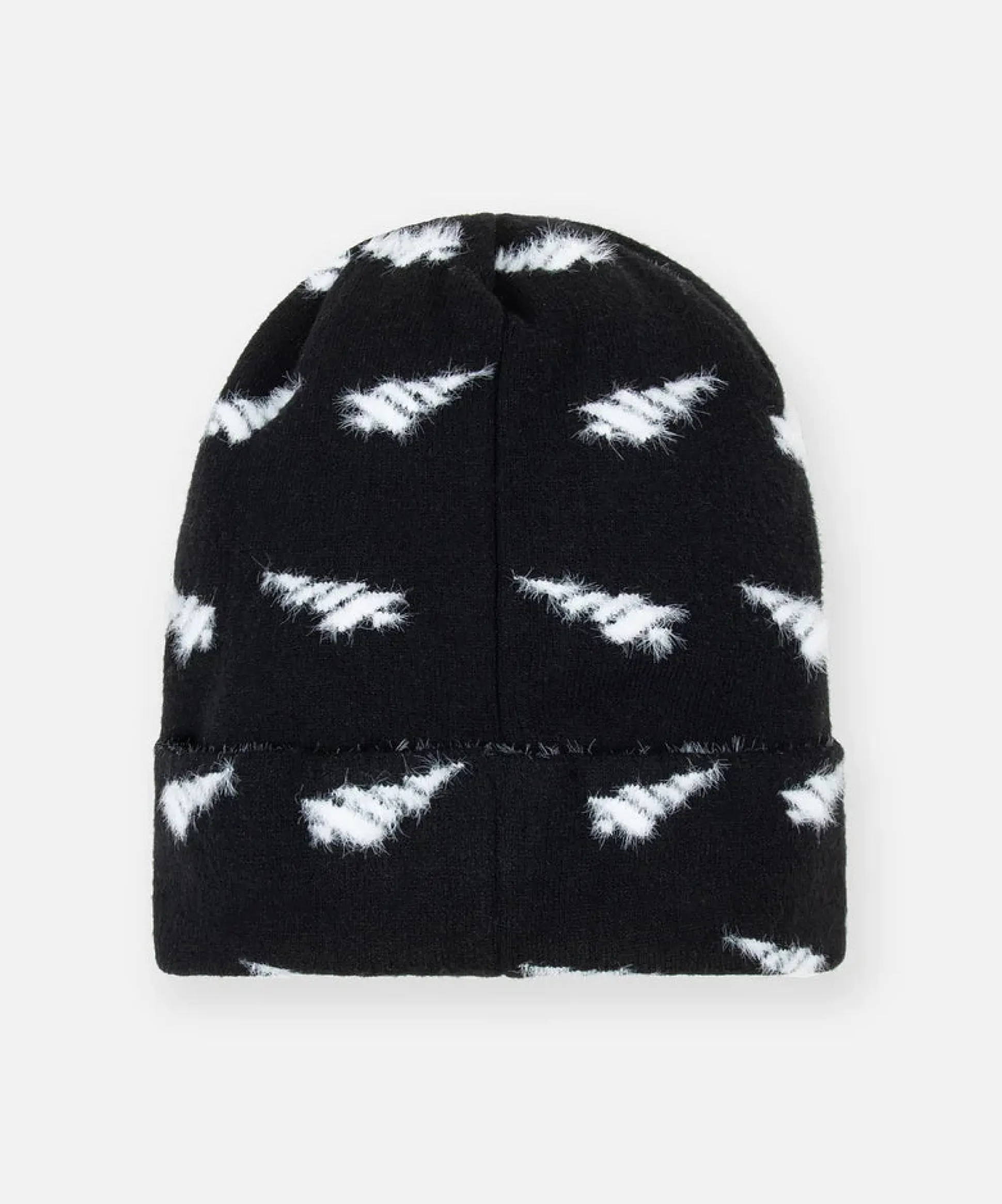 Fuzzy Distort Logo Beanie