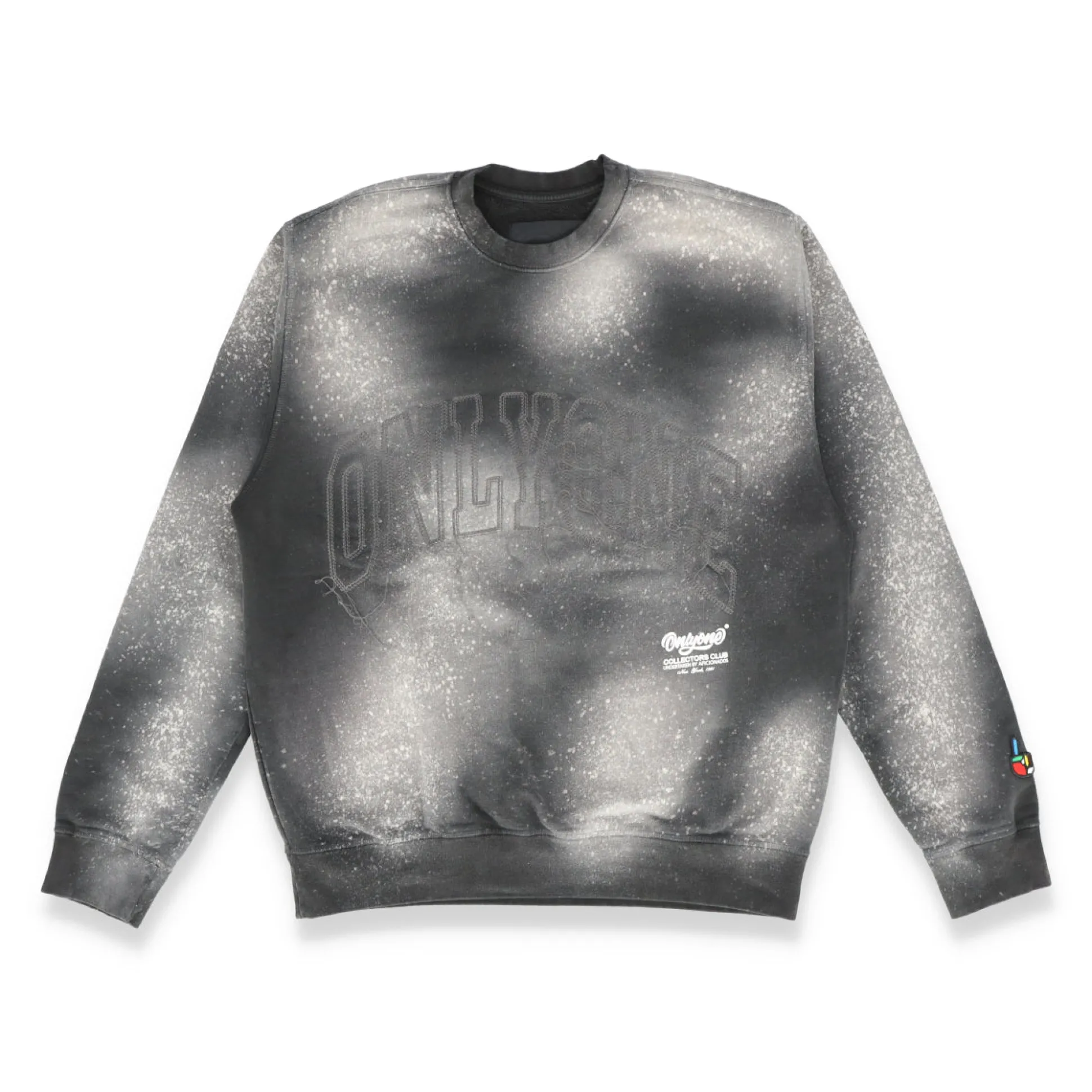 Galaxy Embroidered Crew Neck