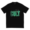 Glow in the Drak Logo Short Sleeve Crewneck Tee Black
