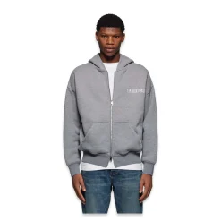 Gothic Wordmark Drip Zip Up Hoodie