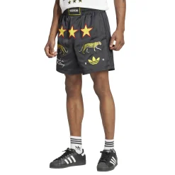 Graphic Box Shorts Black