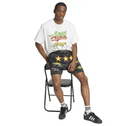 Graphic Box Shorts Black