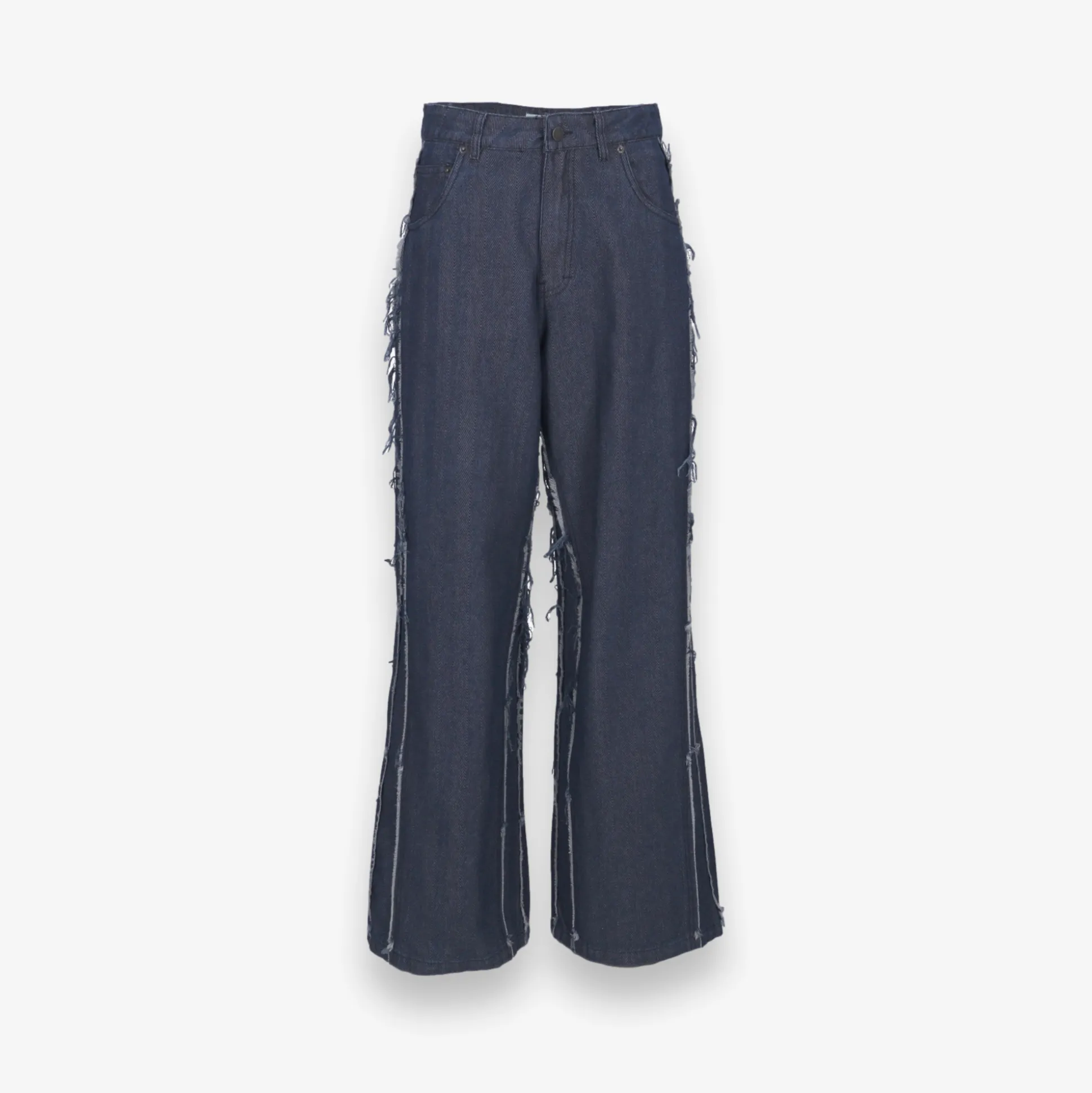 Herringbone Wide Leg Pant