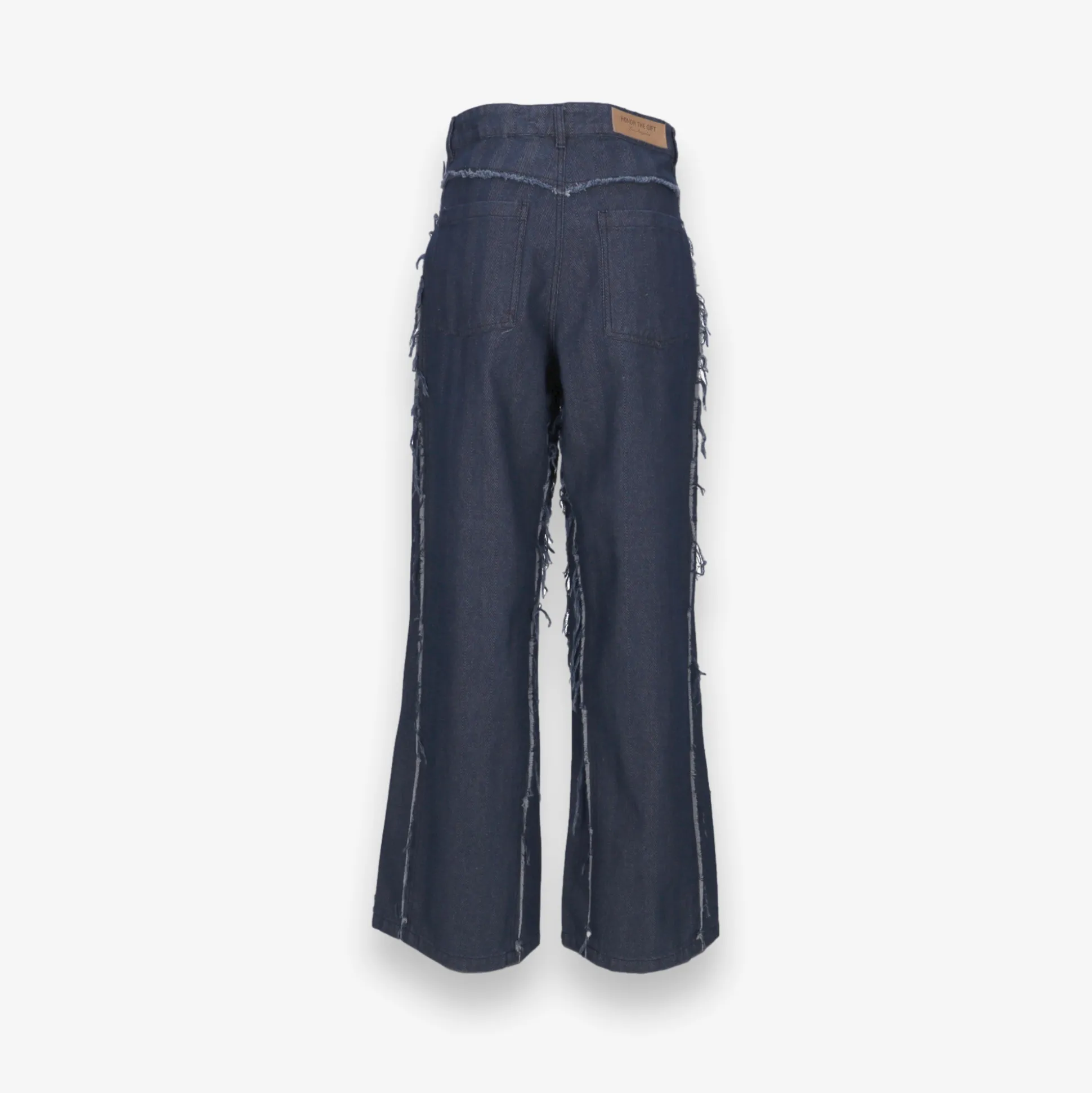 Herringbone Wide Leg Pant