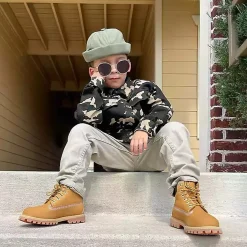 6-Inch Premium Waterproof Boots Wheat Nubuck GS