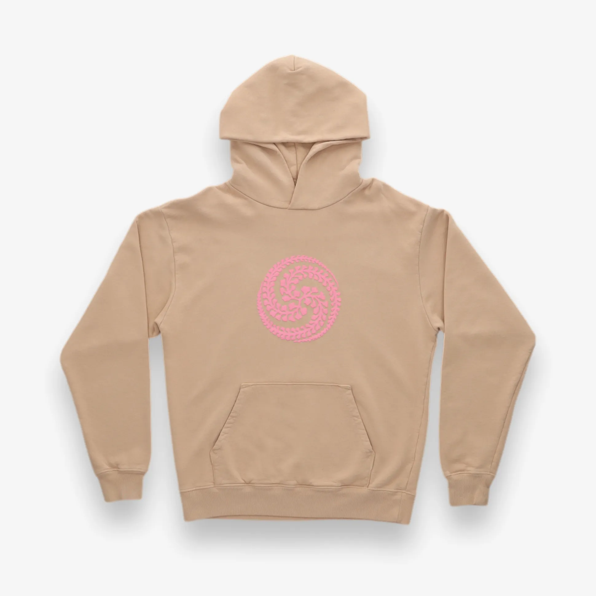 Ivy Yin Yang Swirl Logo Sand Pullover Hoodie U.S.A