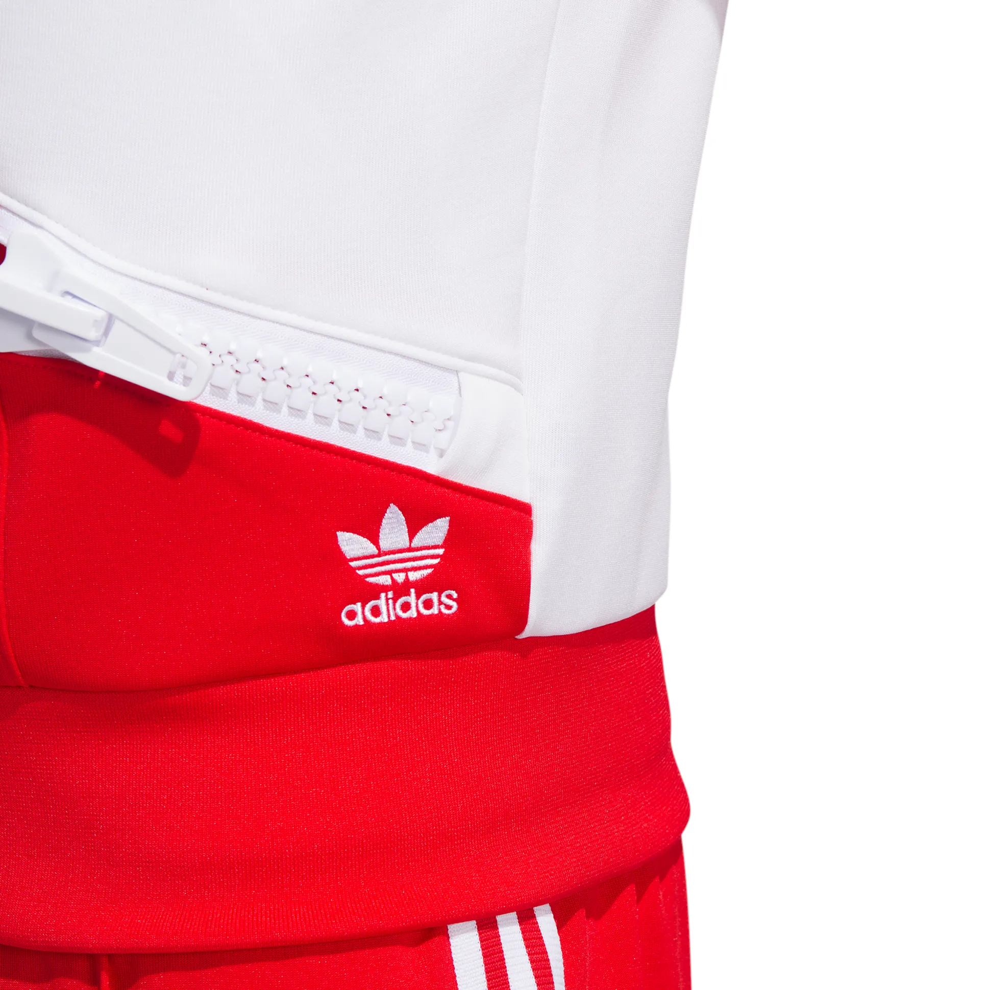 Jeremy Scott Big Zip Jacket Red White