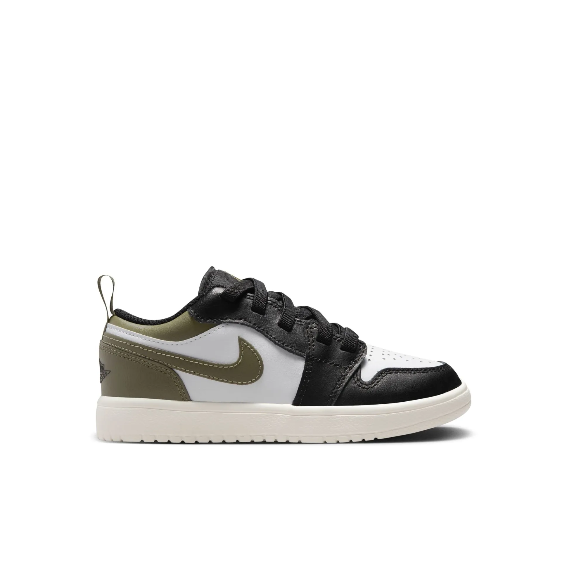 Jordan 1 Low Black Toe Medium Olive PS