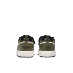 Jordan 1 Low Black Toe Medium Olive PS