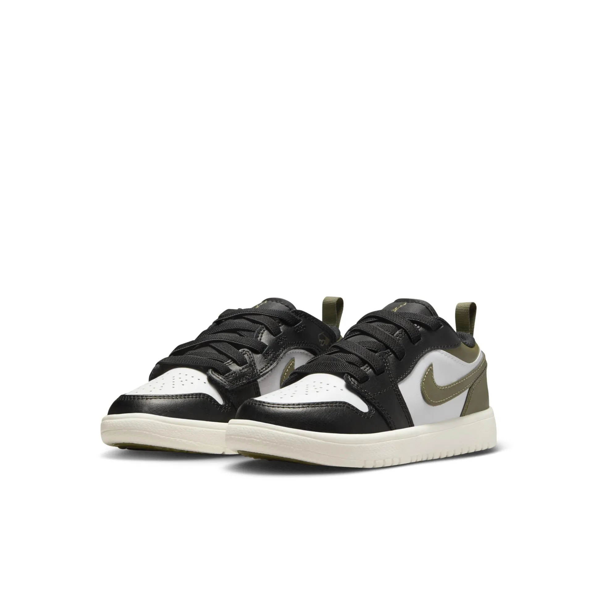 Jordan 1 Low Black Toe Medium Olive PS
