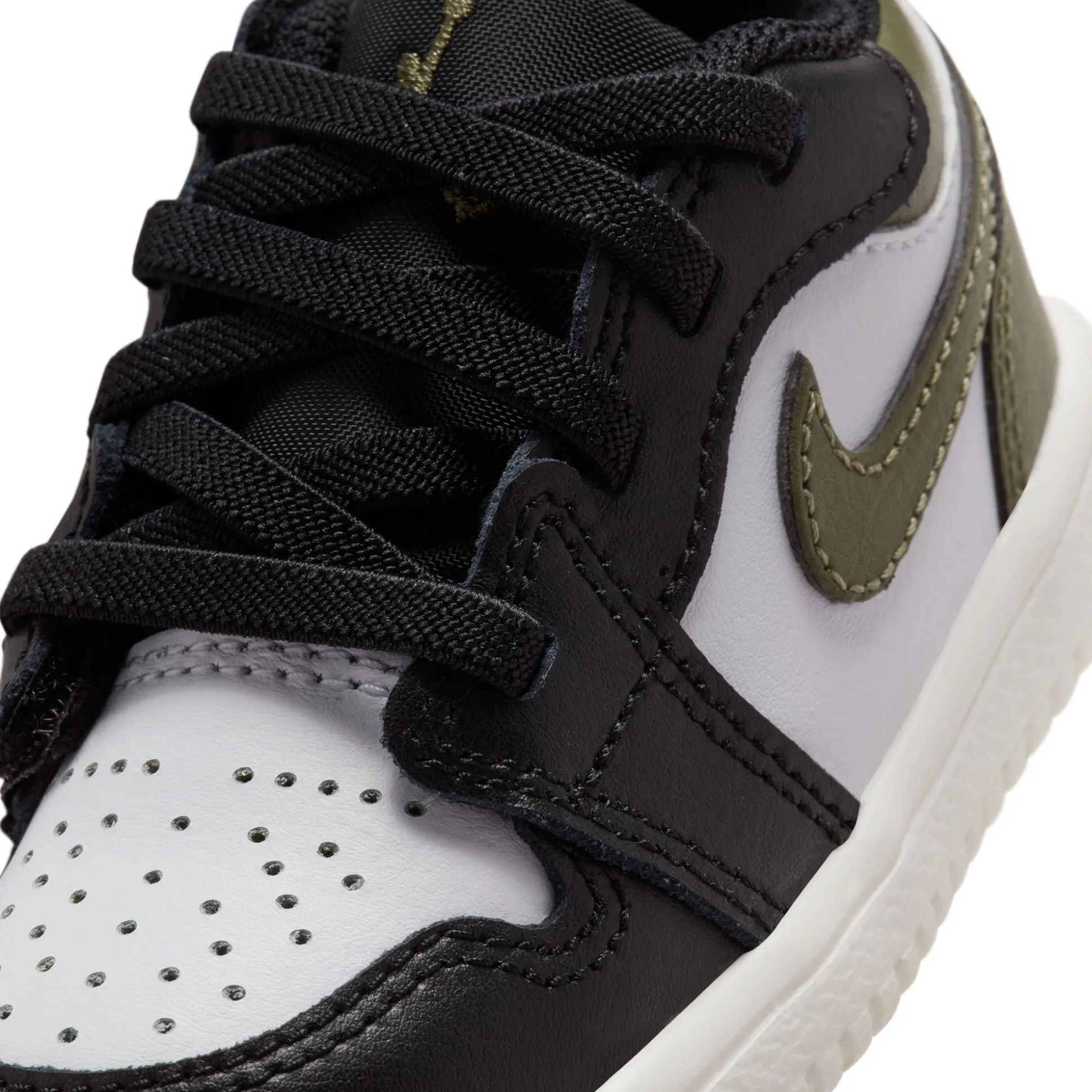 Jordan 1 Low Black Toe Medium Olive TD