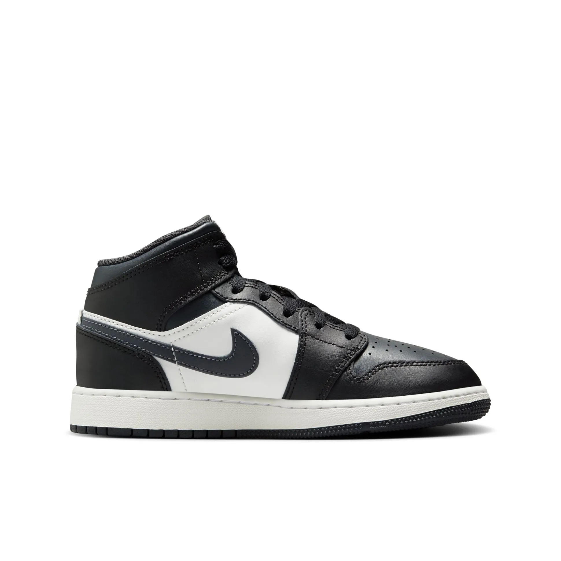 Jordan 1 Mid Off Noir Toe Gs