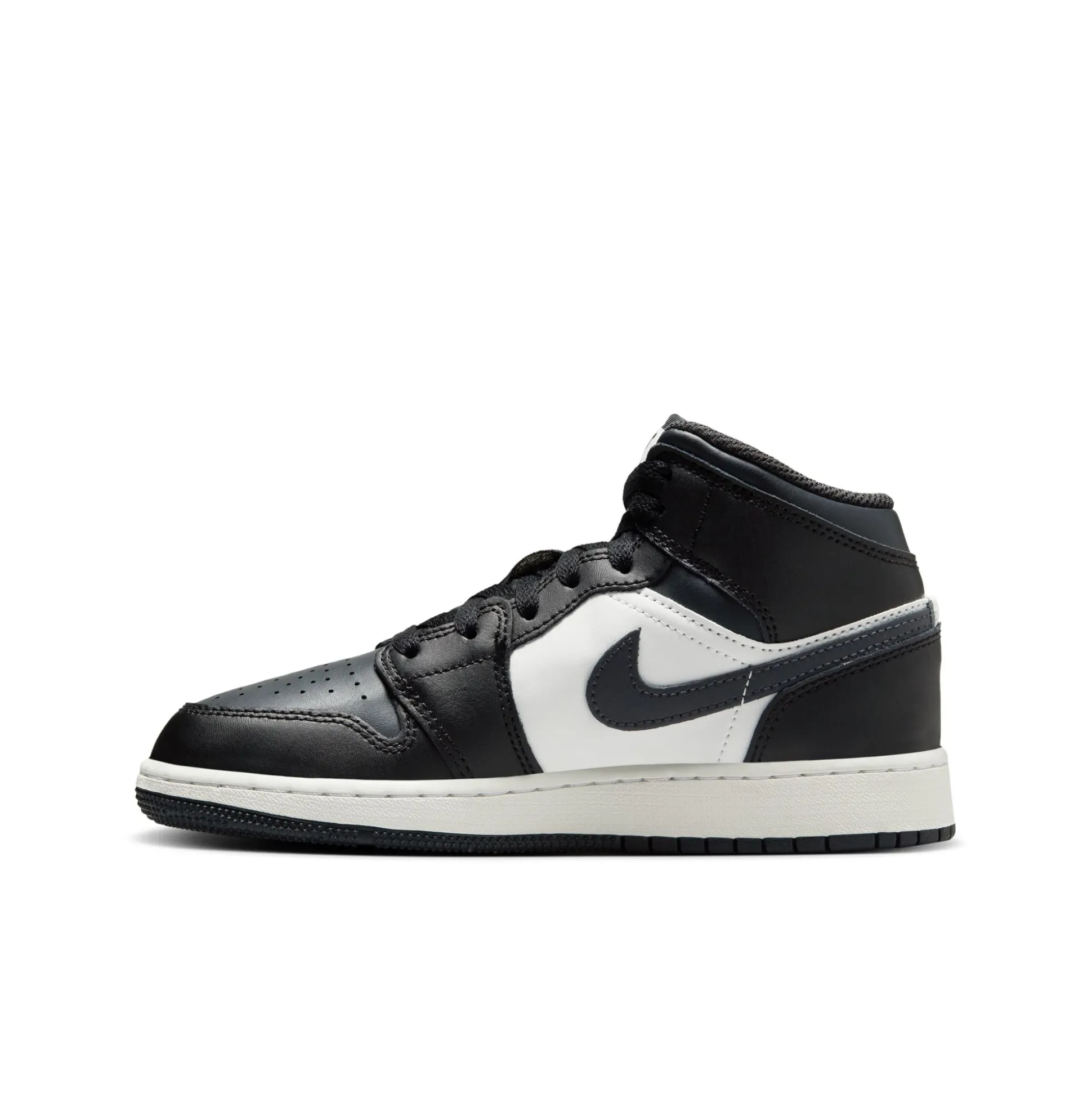 Jordan 1 Mid Off Noir Toe Gs