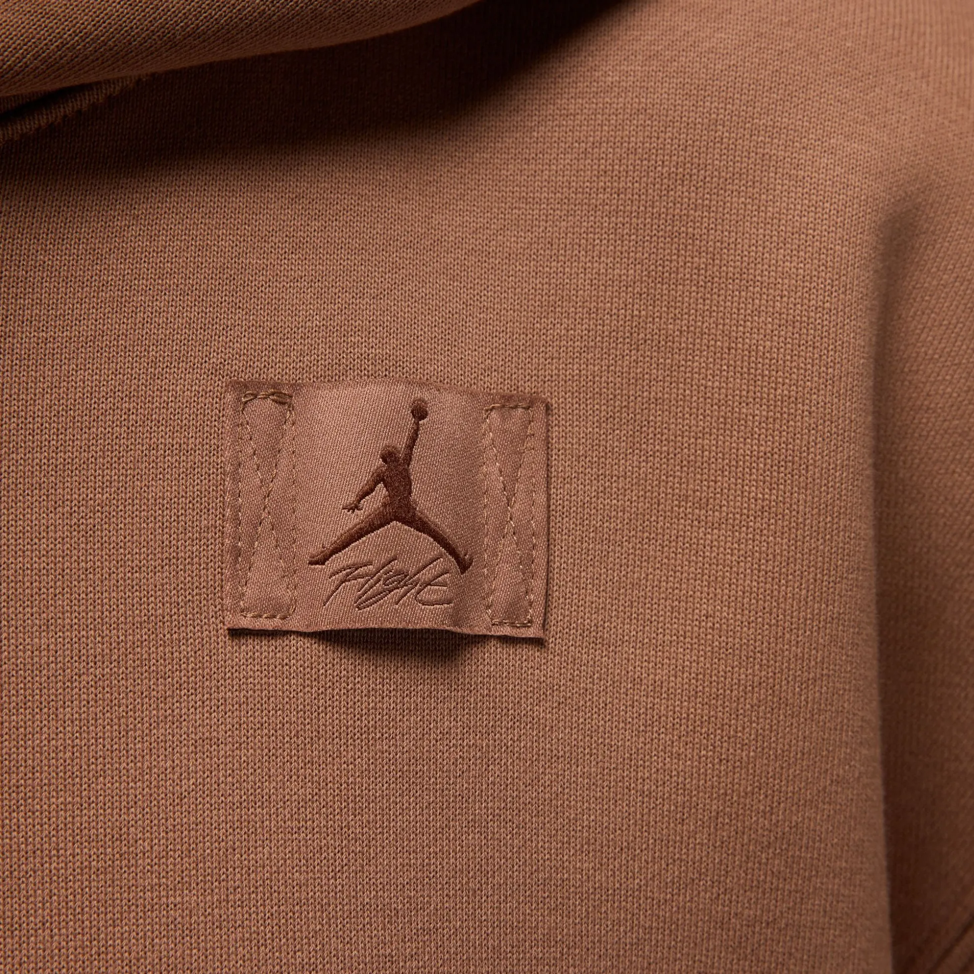 Jordan Flight Fleece Hoodie Brown