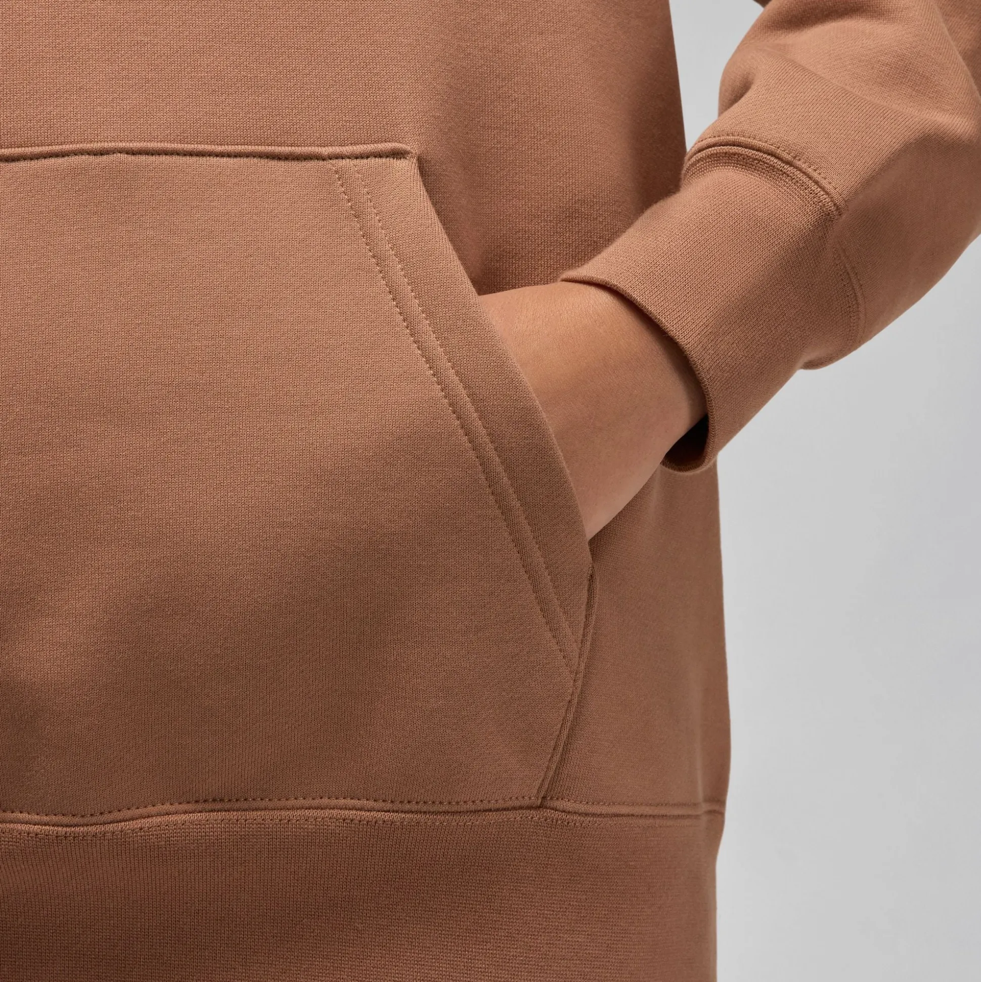 Jordan Flight Fleece Hoodie Brown