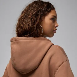 Jordan Flight Fleece Hoodie Brown