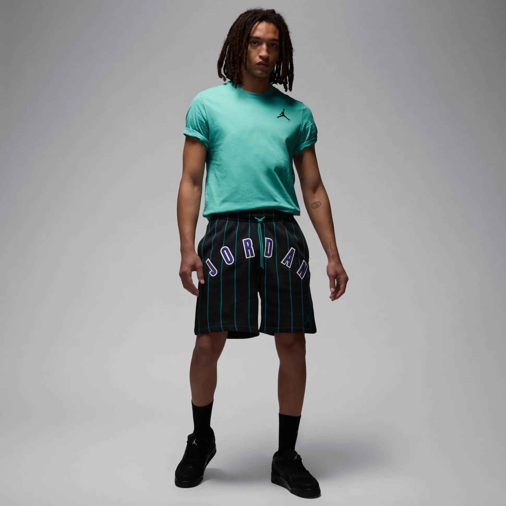 Jordan shorts striped black