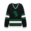 Joshua Black Green Logo Hat