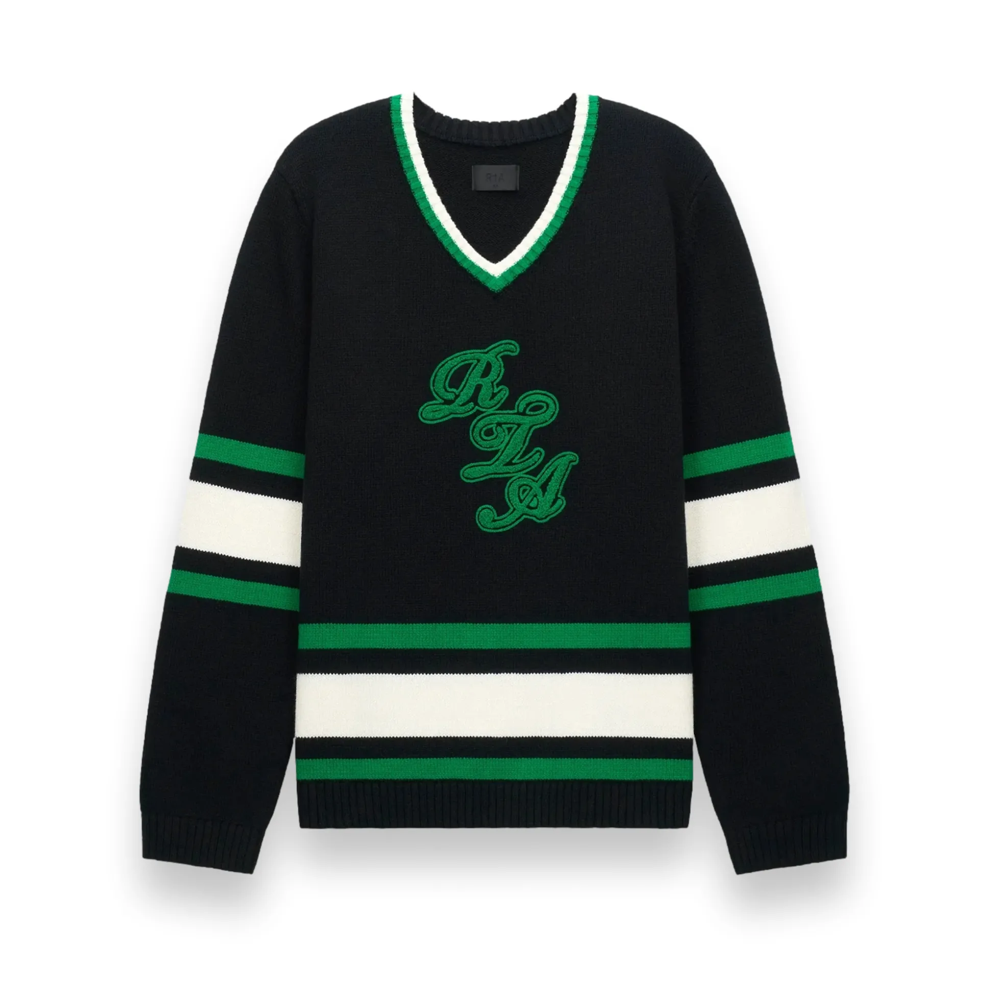 Joshua Black Green Logo Hat