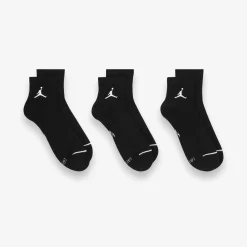 Jumpman Qtr 3 PK Socks