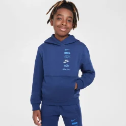 Kid Nsw Club Fleece Hoodie Blue