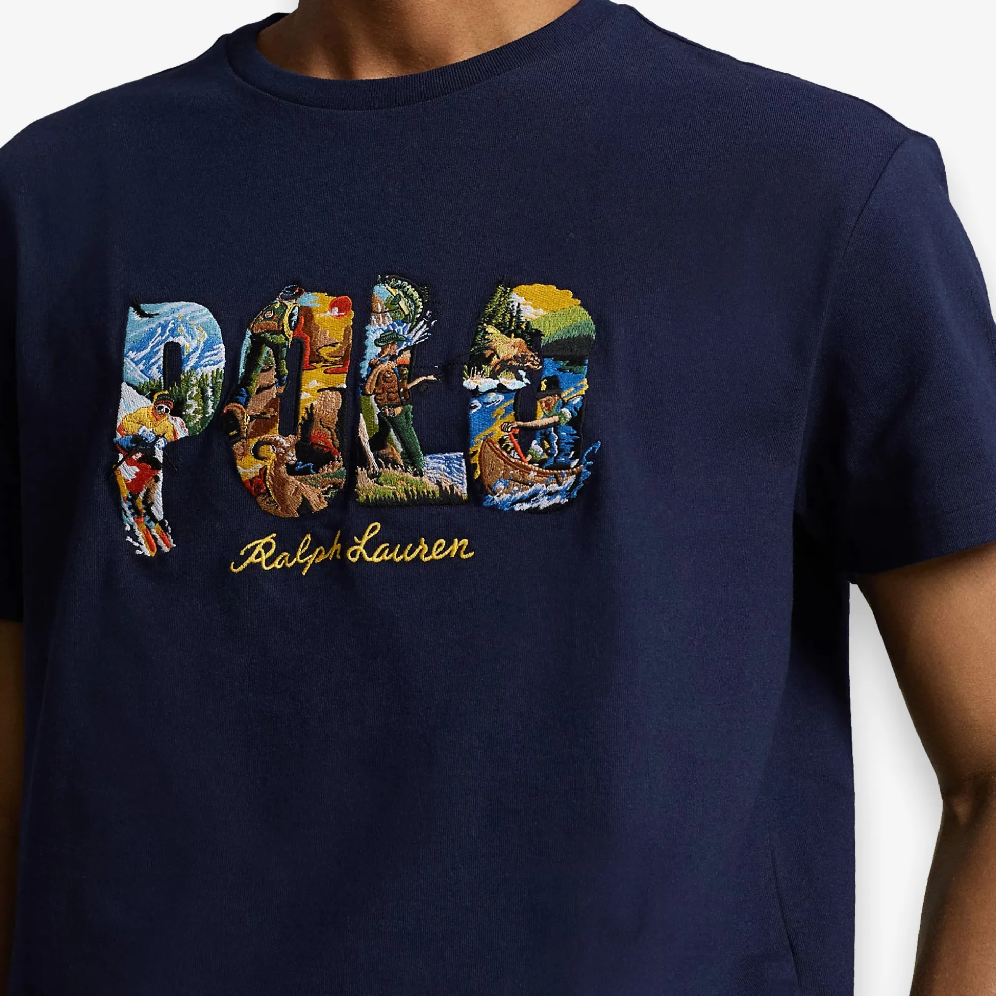 Knit Novelty Polo T-Shirt