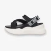 L.A. Sun Sandals Black