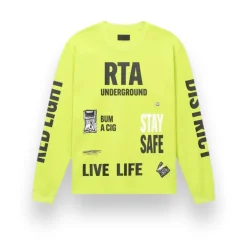 LAWRENCE LONG SLEEVE TEE | NEON RTA UNDERGROUND