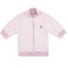 Leila Short Sleeve Track Jacket- Pale Mauve