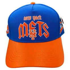LNM7314660-RYB-Men New York Mets City Tour Strap Hat