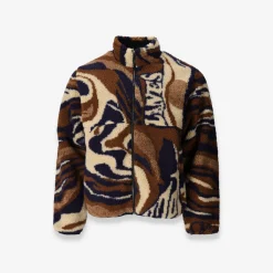 Marble Fleece Reversible Jacket
