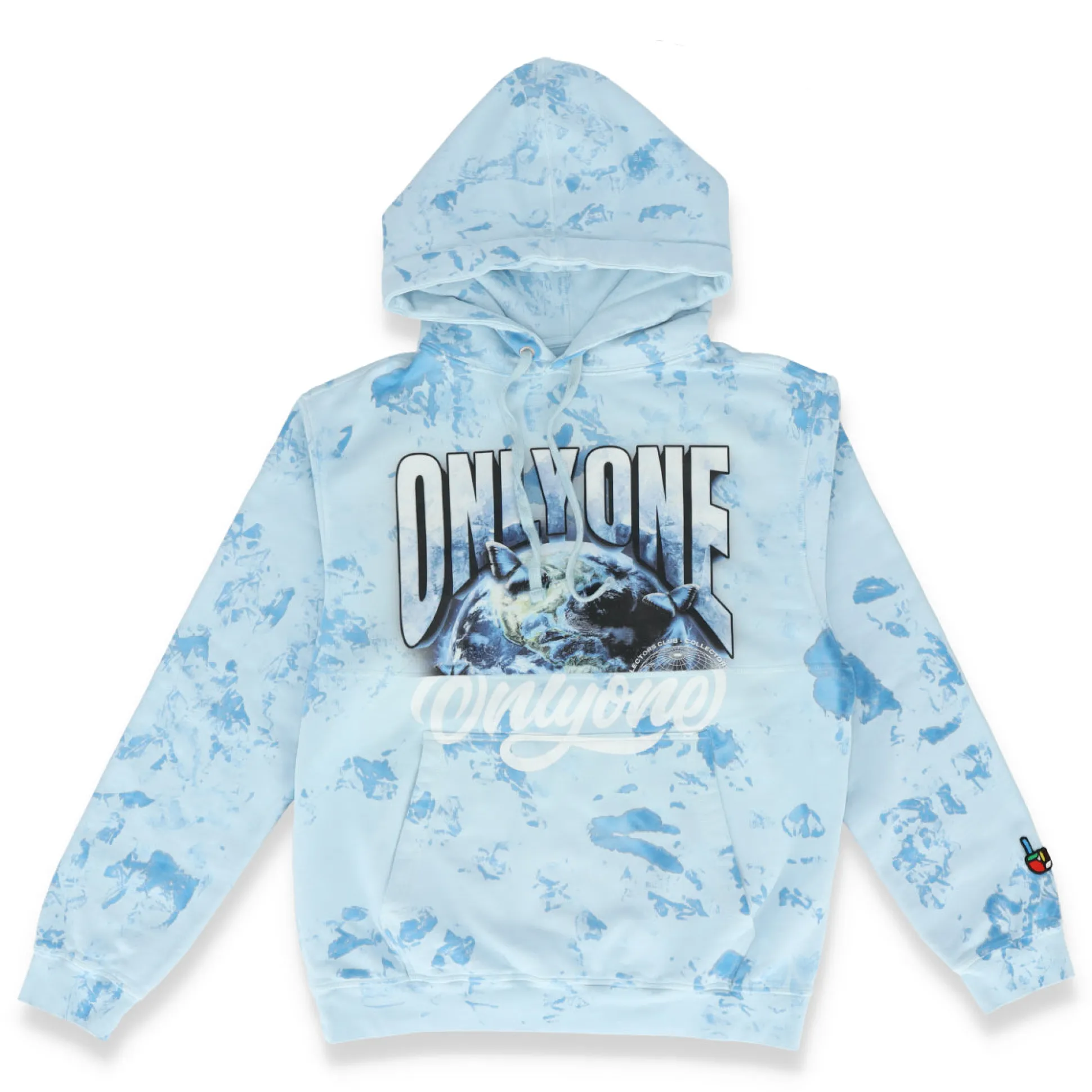 Marble Washed Pullover Hoodie