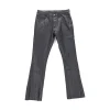 M2022-D510-BLK-Men B447 Waxed Flare Denim