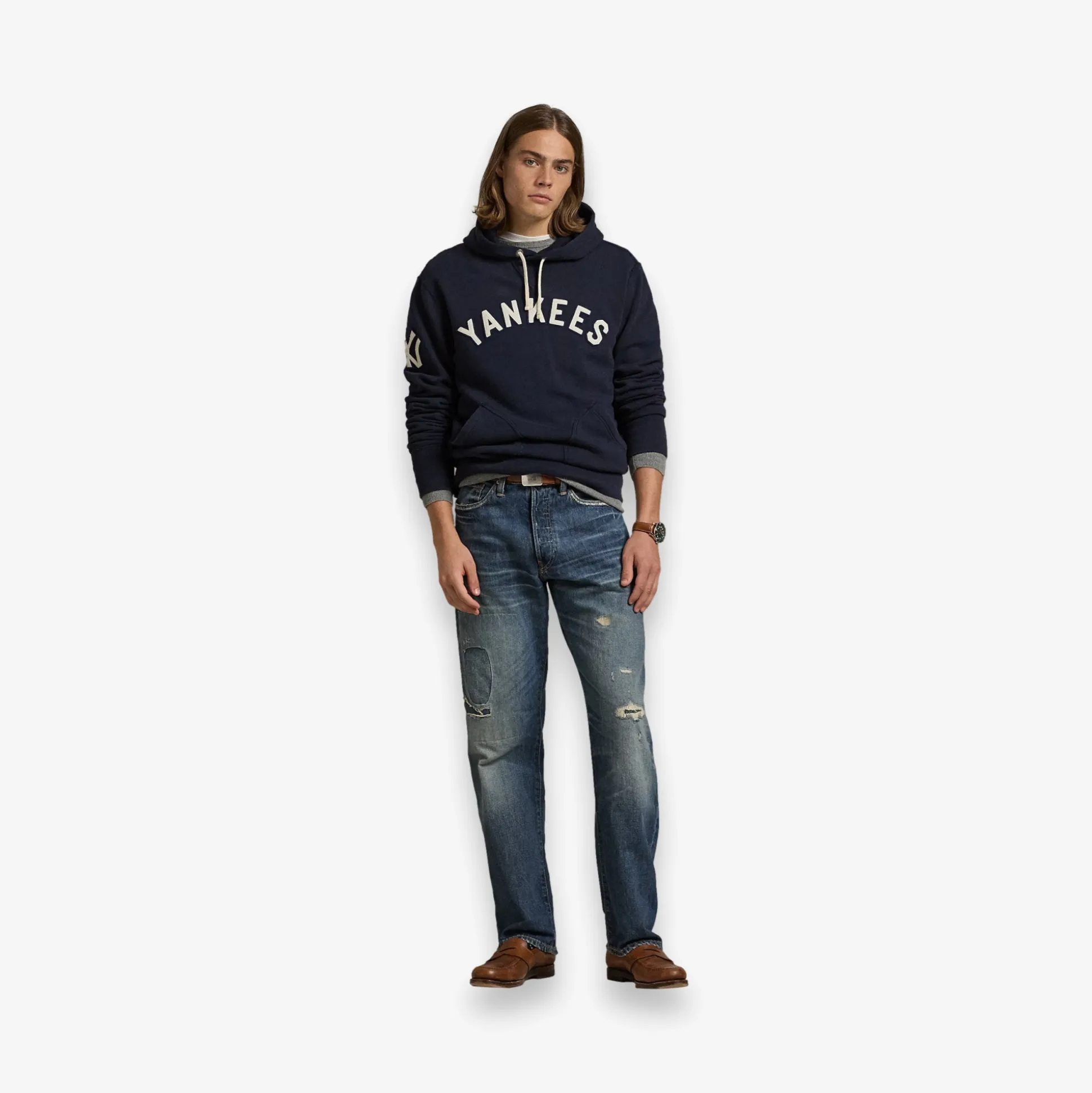 710953952002-Men Polo Ralph Lauren Yankees Hdy