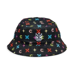Mesh Bucket Hat in Cult Repeat Pattern