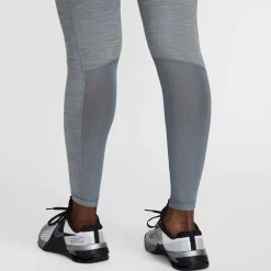 Mid-Rise Mesh-Pan Leggings