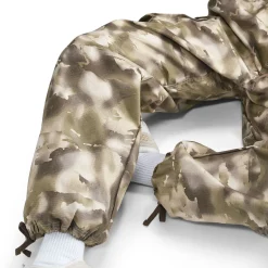 Mid-Rise Oversized Camo Cargo Trousers